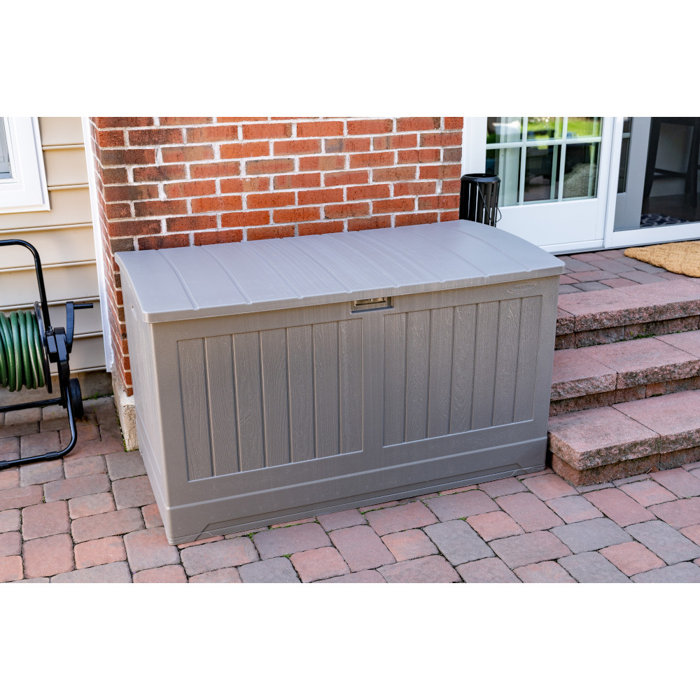 Suncast 200 Gallon Water Resistant Deck Box in Stoney & Reviews Wayfair